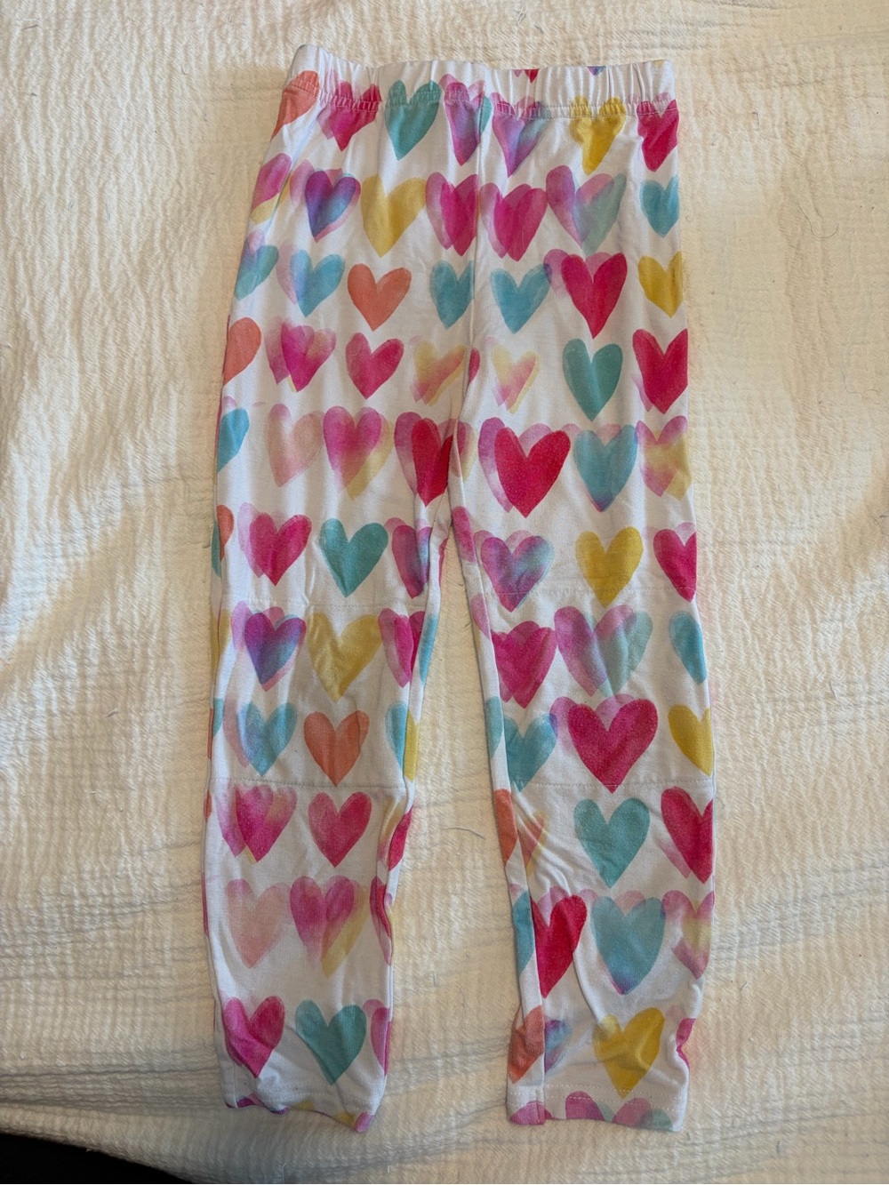 Little Sleepies Watercolor Love Leggings